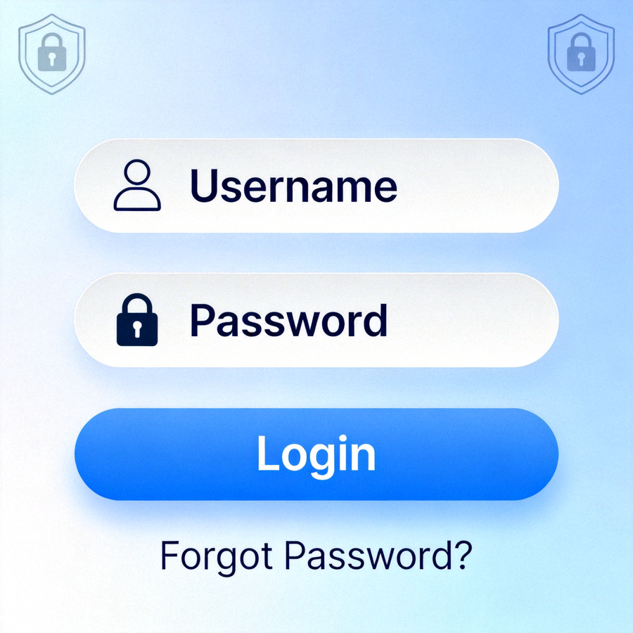 Tampilan halaman login M88 MSports yang modern dan aman dengan kolom username dan password